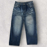 Pien Fu Baggy Enbroidered Jeans - W36 L30