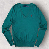 Ralph Lauren Sport V-neck Knit Sweater - M
