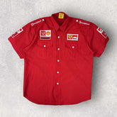 Vintage 2000s Ferrari Pit Crew Patch Shirt - XXL