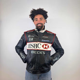 Vintage Motorcycle Leather Jacket - M