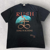 Vintage 10/11 Rush Time Machine T-Shirt- L