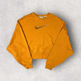 Nike Cropped Graphic Sweatshirt - M
