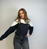 Champion Cropped Colourblock Sweatshirt - S