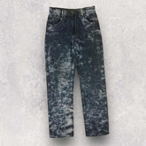 Tie Dye Embroidered Jeans - W29 L30