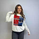 Tommy Hilfiger Embroidered Knit Sweater - M