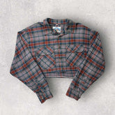 Imperial Cropped Plaid Shirt - 43