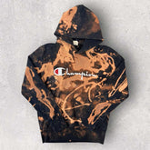 Champion Bleach Dyed Hoodie - M