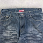 Ice Point Baggy Embroidered Jeans W34 L30.5