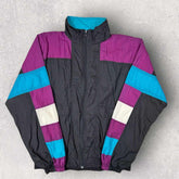 Colour Block Windbreaker Jacket - L