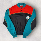 Vintage Colourblock Sweatshirt- M