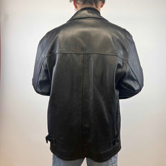 Vintage Just Leather Leather Jacket - L
