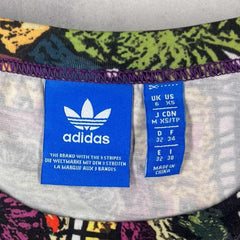 Adidas Allover Pattern Crop Top - UK6