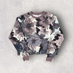 Adidas Graphic Cropped Sweatshirt- M