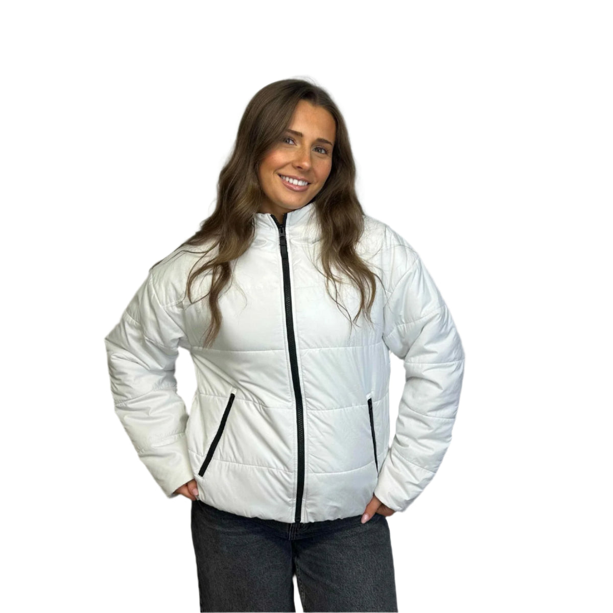 Nike Logo Puffer Coat - XS