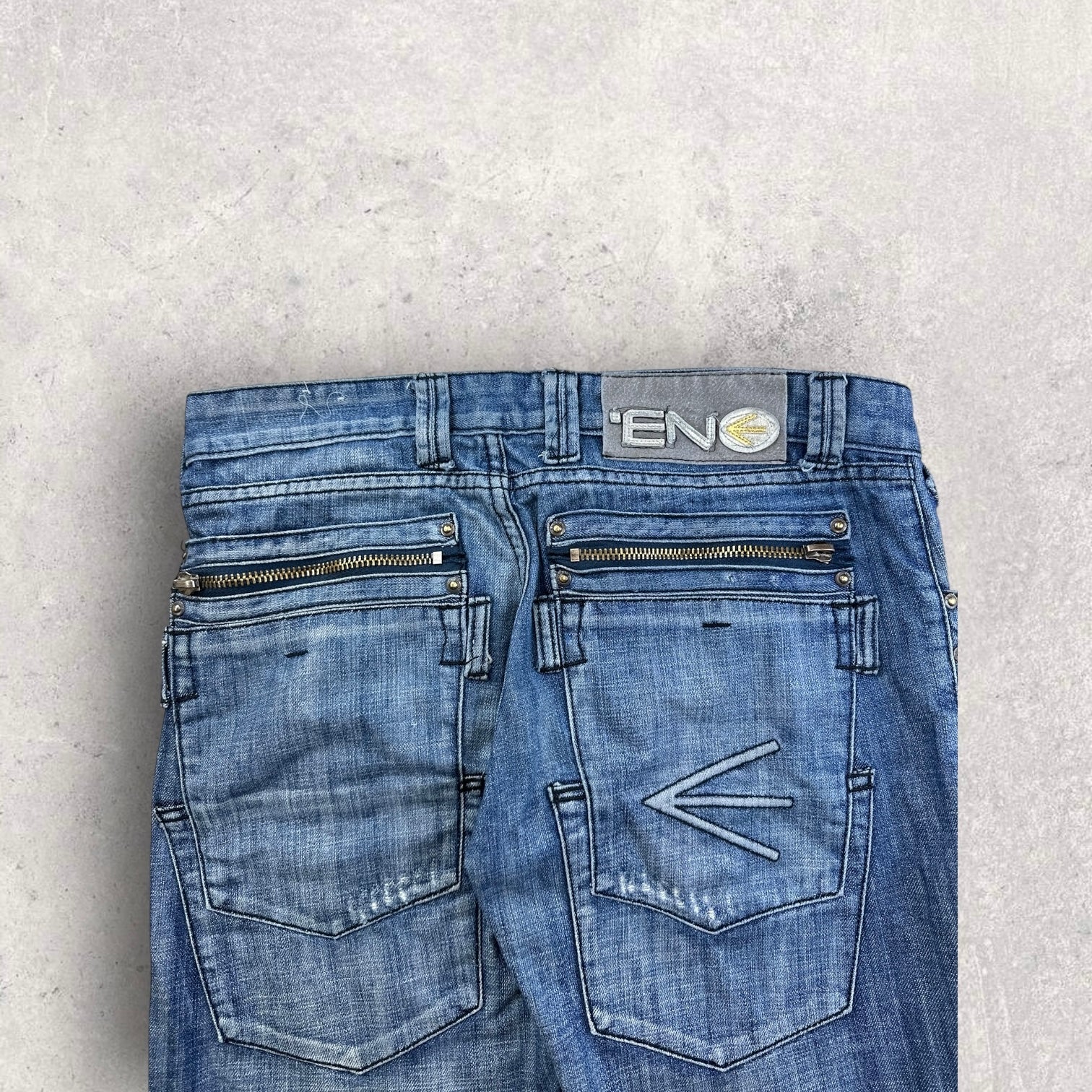 Style Clash Energie Straight Zip Pocket Jeans - W34 L33