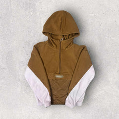 Adidas Colour Block Fleece Hoodie - UK6