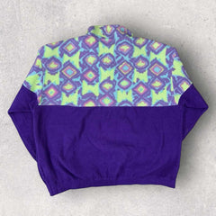 Vintage 90s FILA 1/4 Button Fleece - S
