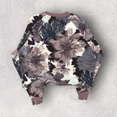 Adidas Graphic Cropped Sweatshirt- M