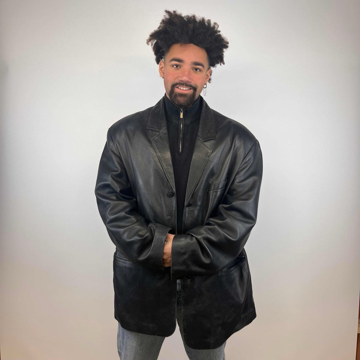 Vintage 7eenflon Leather Jacket - L