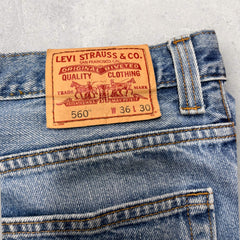 Levi’s 560 Relaxed Fit Bootcut Jeans -  W36 L30