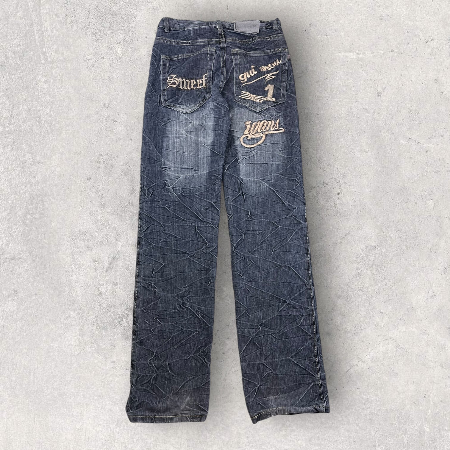 Happy Hope Jeans Wear Embroidered Jeans - W28 L34