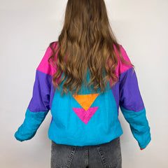 Vintage 90s Seen Windbreaker Jacket - S