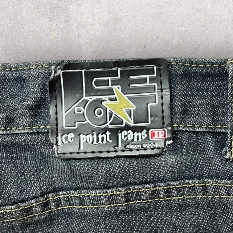 Ice Point Embroidered Jeans - W34 L30