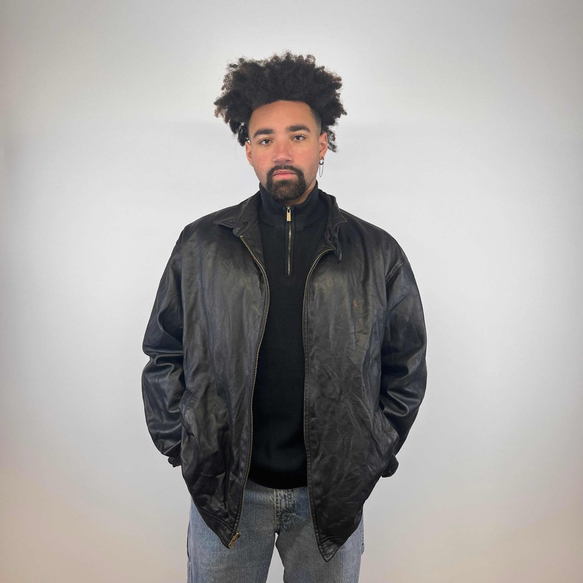 Vintage Polo Ralph Lauren Leather Jacket - XXL