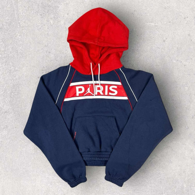 Jordan Cropped Graphic Hoodie - XS