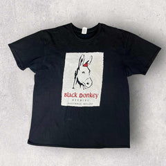 Black Donkey Graphic T-shirt - XL