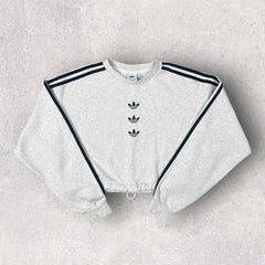Adidas Cropped Sweatshirt- UK6