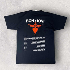 Bon Jovi Graphic T-shirt - M