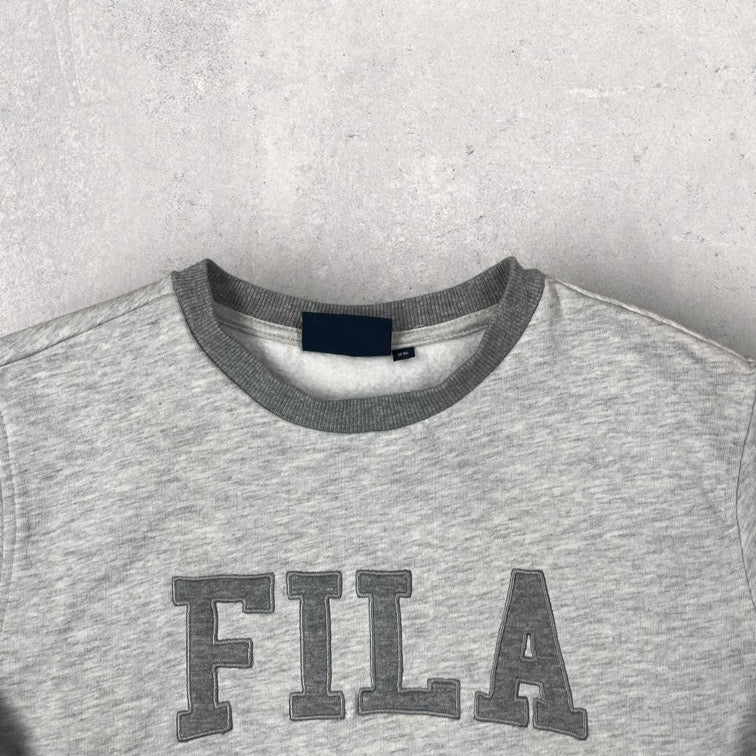 FILA Cropped Graphic Sweatshirt- XS