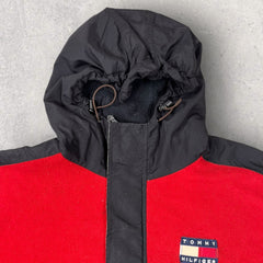 Tommy Hilfiger 1/4 Zip Fleece Hoodie - L