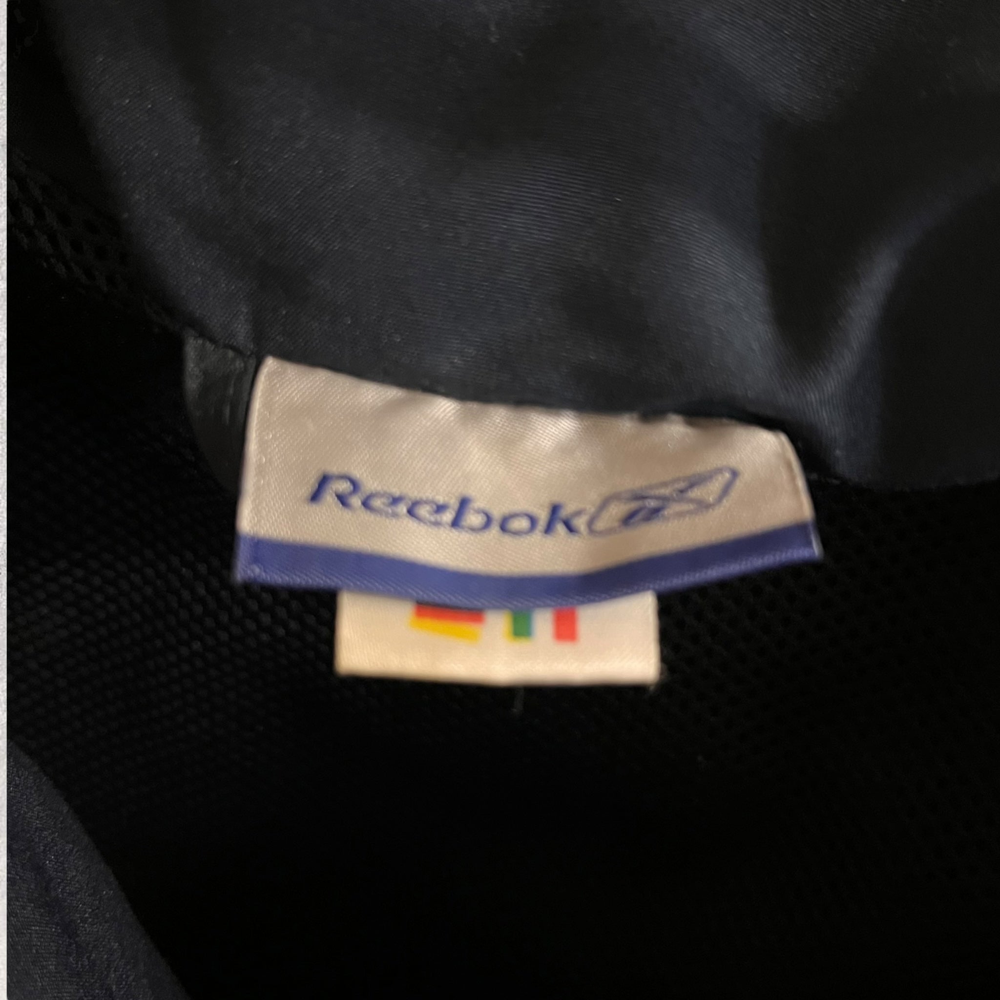 Reebok 1/4 Zip Hooded Windbreaker Jacket - L