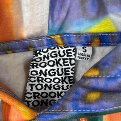 Crooked Tongues Graphic Print Hoodie - S