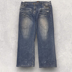 Adult Tom Paint Splatter Jeans - W40 L29