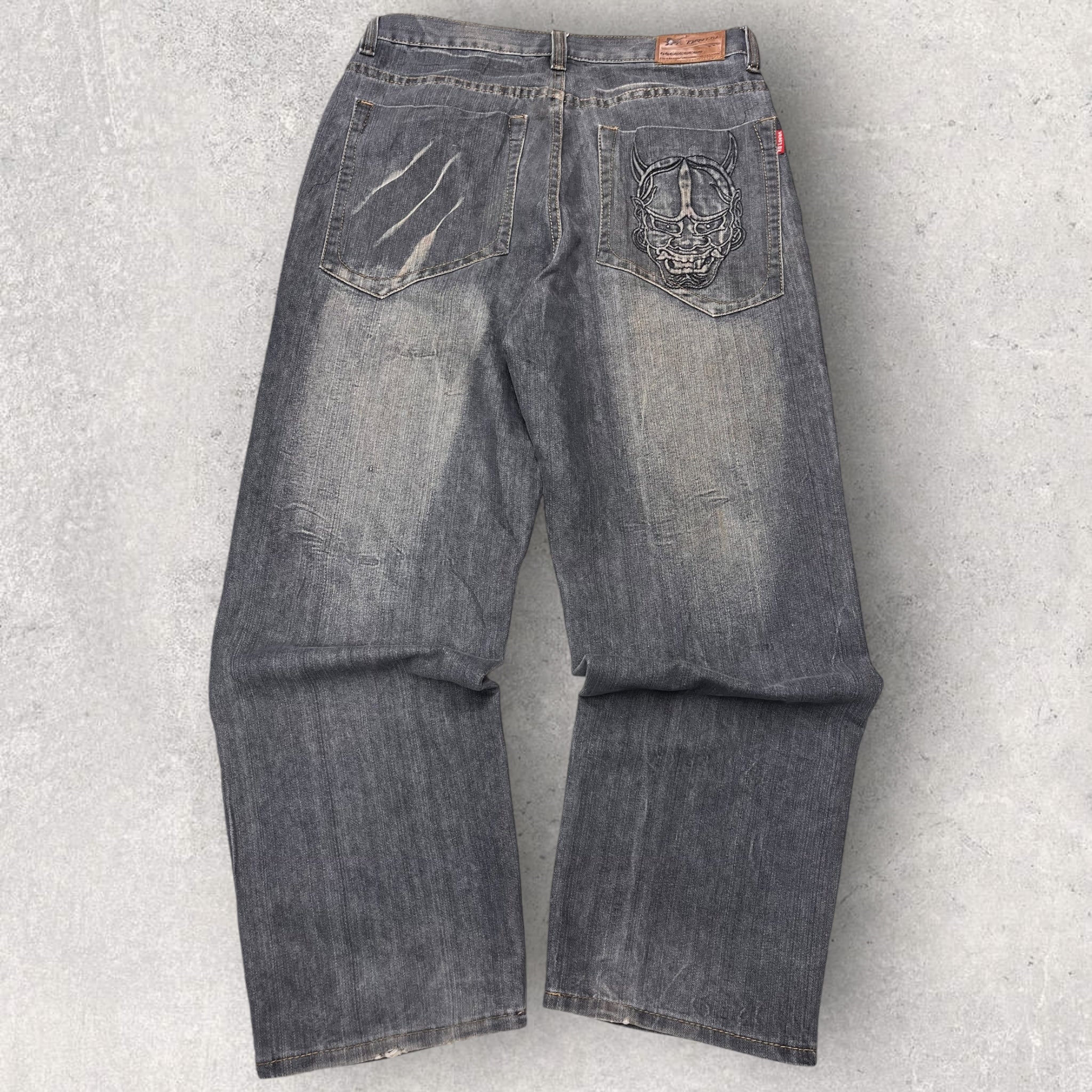 Draftox Skull Jeans W38 L32