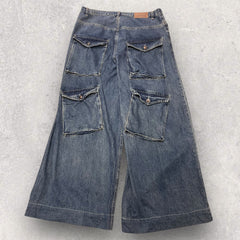 Ghazhi Baggy Utility Jeans - W36 L30