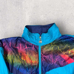 Colour Block Windbreaker- L