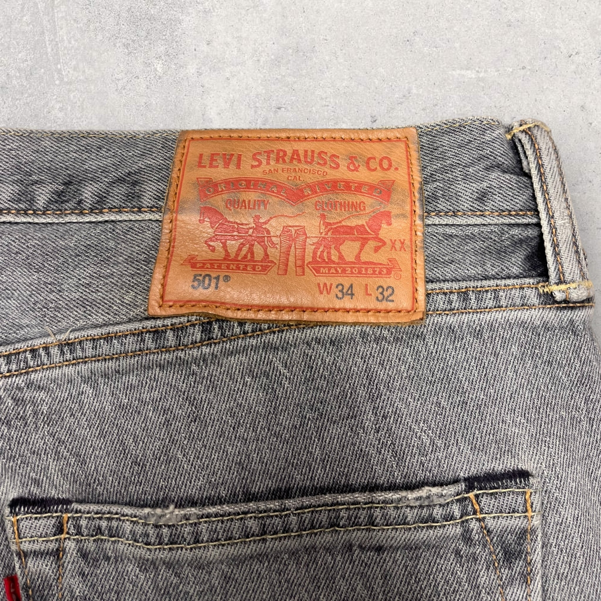 Levi’s 501 Straight Fit Jeans - W34 L32