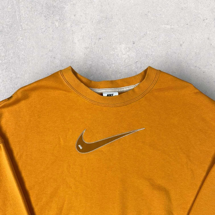 Nike Cropped Graphic Sweatshirt - M