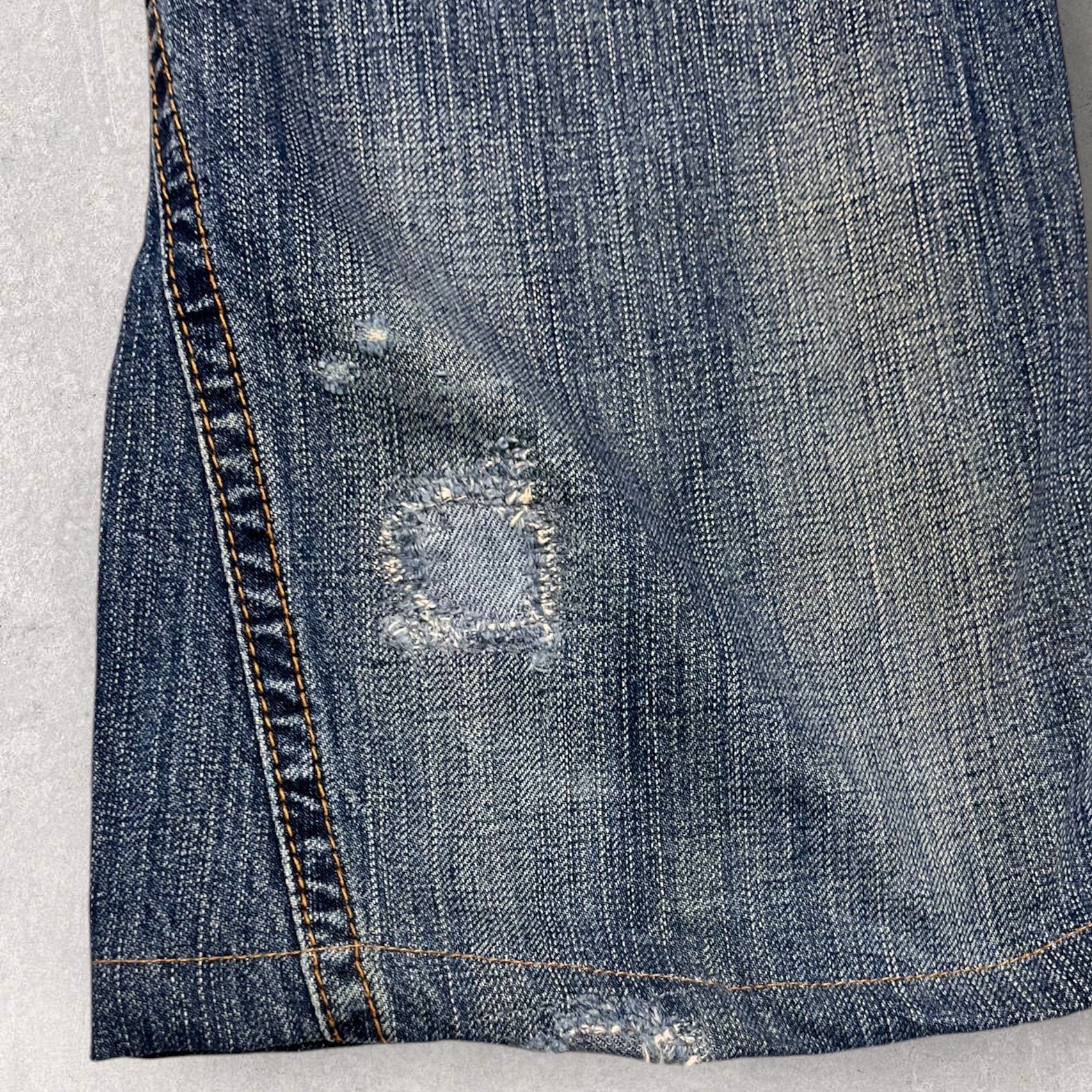 Vintage Japanese  Samuri Embroidered Jeans - W30 L33