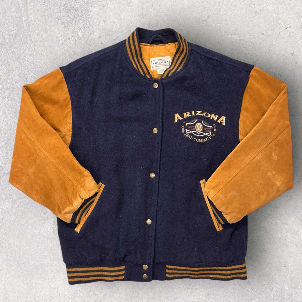 Vintage 90s Arizona Jean Company Varsity Jacket - M