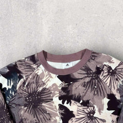 Adidas Graphic Cropped Sweatshirt- M