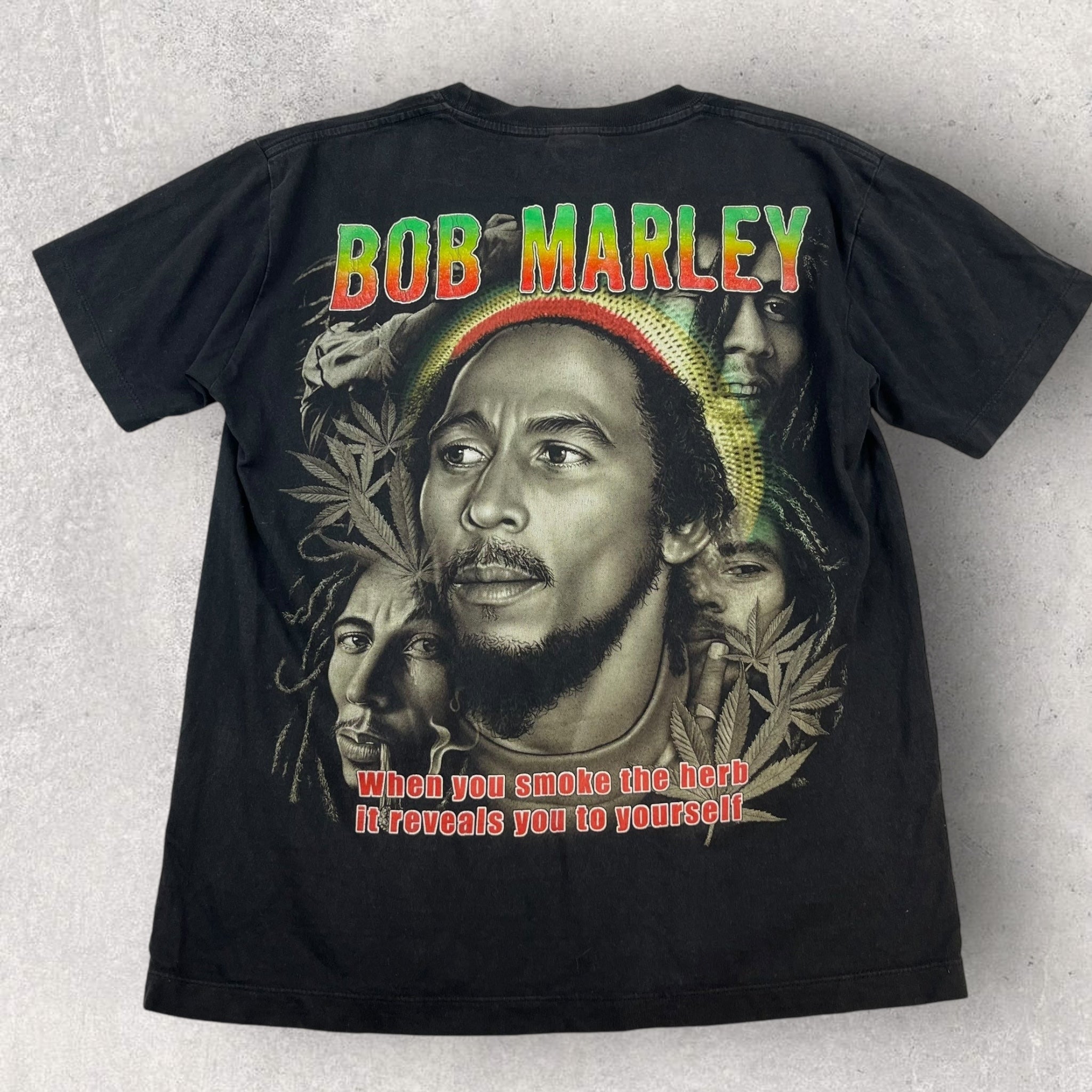 Bob Marley Graphic T-Shirt - M measure