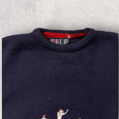Club Tricot Marine Knit Sweater - M