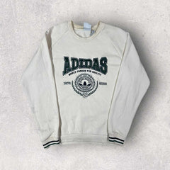 Adidas Embroidered Graphic Sweatshirt - M