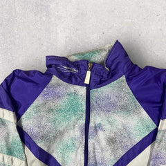 Diamond Cut Colour Block Windbreaker -UK 10