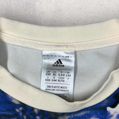 Adidas Allover Print Cropped Sweatshirt - XL